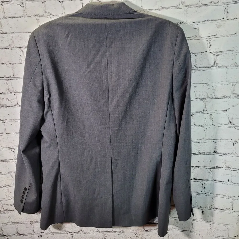 Brooks Brothers Blazer Men 46L Gray Wool Regent Fit Explorer Sport‎ Coat